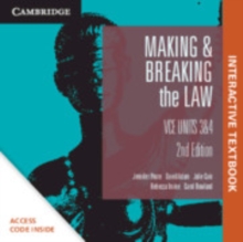 Image for Cambridge Making and Breaking the Law VCE Units 3&4 Digital Code