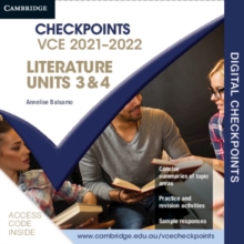 Image for Cambridge Checkpoints VCE Literature Units 3&4 2021-2022 Digital Code
