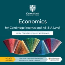 Image for Cambridge International AS & A Level Economics Digital Teacher's Resource Access Card