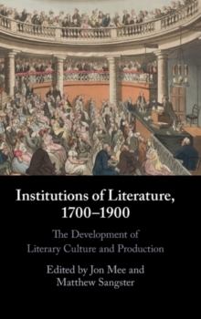 Institutions of Literature, 1700–1900