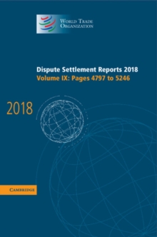 Image for Dispute settlement reports 2018Volume 9