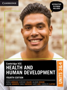Image for Cambridge VCE Health and Human Development Units 3&4