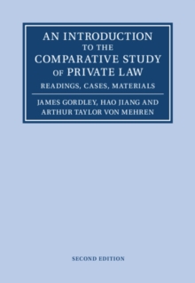 Image for Introduction to the Comparative Study of Private Law: Readings, Cases, Materials