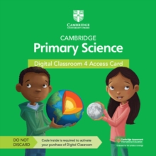 Image for Cambridge Primary Science Digital Classroom 4 Access Card (1 Year Site Licence)