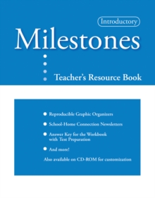 Image for Milestones Intro: Teacher's Resource Book