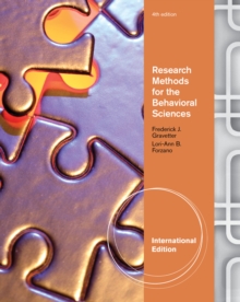 Image for Research methods for the behavioral sciences