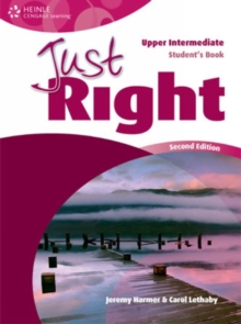 Image for Just Right - Upper Intermediate Student Book - CEF B2 2nd EdOV1