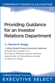 Image for Providing Guidance for an Investor Relations Department