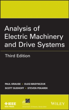 Image for Analysis of electric machinery and drive systems