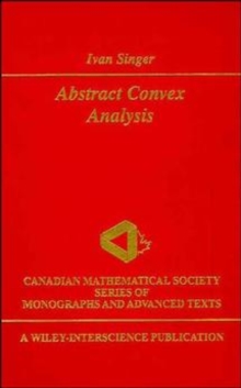 Image for Abstract Convex Analysis