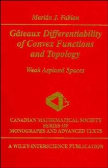 Image for Gteaux Differentiability of Convex Functions and Topology