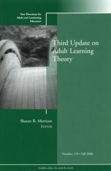 Image for Third Update On Adult Learning Theory: New Directions for Adult and Continuing Education