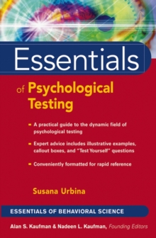 Image for Essentials of Psychological Testing