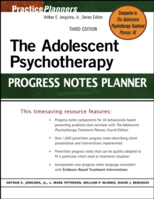Image for The Adolescent Psychotherapy Progress Notes Planner