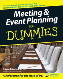 Image for Meeting & event planning for dummies