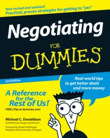 Image for Negotiating for Dummies