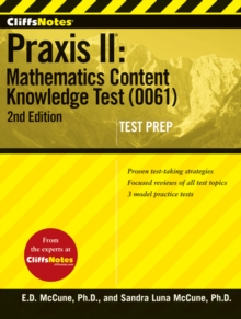 Image for CliffsNotes Praxis II: Mathematics Content Knowledge Test (0061): Second Edition