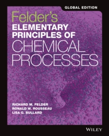 Image for Felder's elementary principles of chemical processes