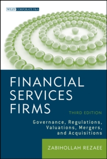 Image for Financial services firms: governance, regulations, valuations, mergers, and acquisitions