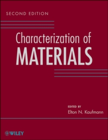 Image for Characterization of materials