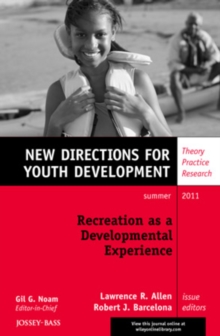 Image for Recreation as a developmental experience