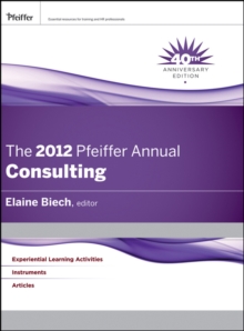 Image for The 2012 Pfeiffer Annual: Consulting