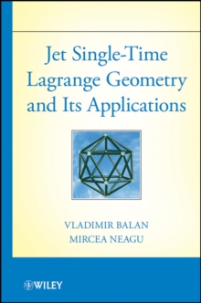 Jet Single-Time Lagrange Geometry and Its Applications