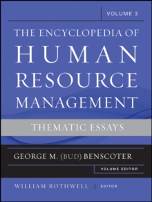 Image for Encyclopedia of Human Resource Management, Critical and Emerging Issues in Human Resources:  (Critical and emerging issues in human resources)