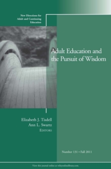 Image for Adult education and the pursuit of wisdom