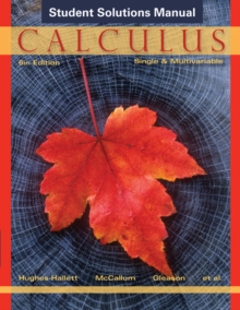 Image for Calculus Single and Multivariable 6E Student Solutions Manual