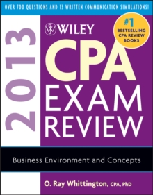 Image for Wiley CPA exam review 2013: Business environment and concepts