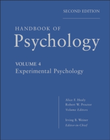 Image for Handbook of psychology.:  (Experimental psychology)