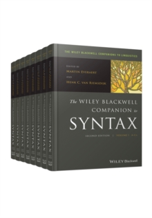 Image for The Wiley Blackwell Companion to Syntax, 8 Volume Set