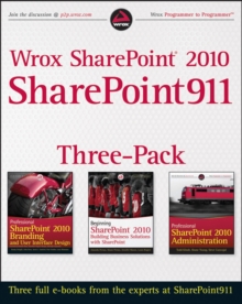Image for Wrox SharePoint 2010 SharePoint911 Three-Pack