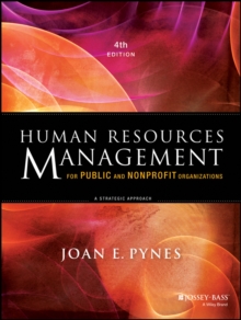 Image for Human resources management for public and nonprofit organizations  : a strategic approach