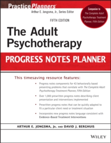 Image for The adult psychotherapy progress notes planner
