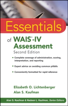 Image for Essentials of WAIS-IV assessment