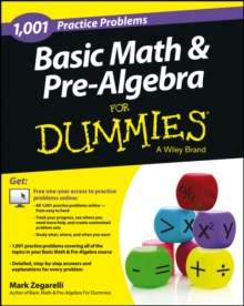Image for 1001 basic math & pre-algebra practice problems for dummies