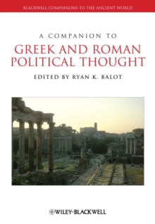Image for A Companion to Greek and Roman Political Thought