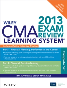 Image for Wiley CMA Learning System Exam Review 2013