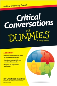 Image for Critical Conversations For Dummies