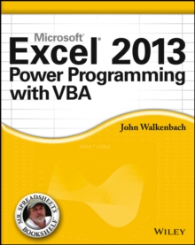Image for Excel  2013 power programming with VBA