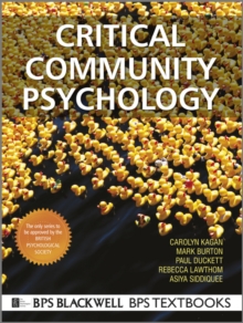 Image for Critical community psychology