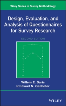 Image for Design, Evaluation, and Analysis of Questionnaires for Survey Research