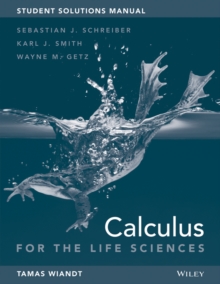 Image for Calculus for Life Sciences, 1e Student Solutions Manual