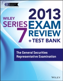 Image for Wiley Series 7 Exam Review 2013 + Test Bank