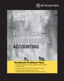 Image for Textbook Problem Pack to accompany Weygandt Financial & Managerial Accounting