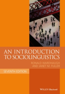 Image for An introduction to sociolinguistics.