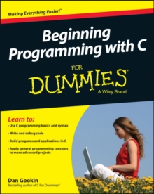 Image for Beginning programming with C for dummies