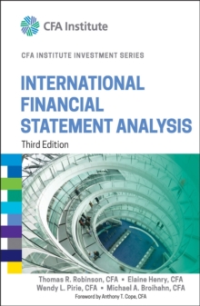 Image for International financial statement analysis